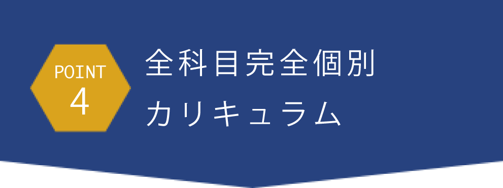 point4全科目完全個別カリキュラム
