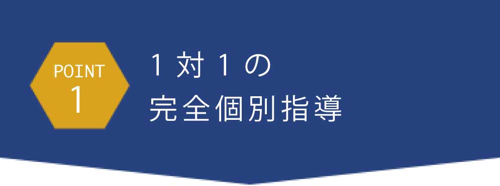 point11対1の完全個別指導